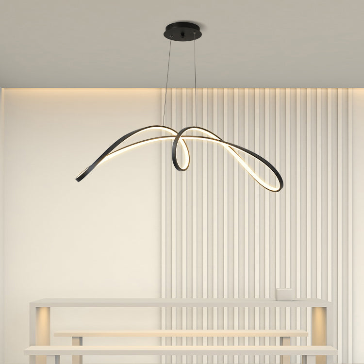 Draai schaduw metaal kroonluchter licht modern 1- licht kroonluchter verlichtingsarmatuur