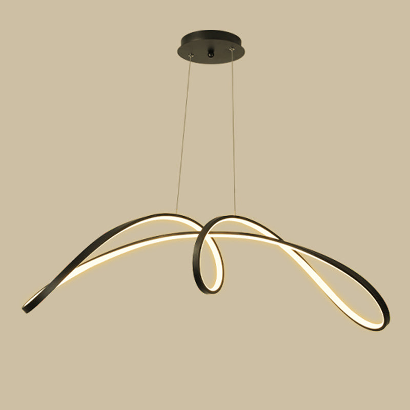 Draai schaduw metaal kroonluchter licht modern 1- licht kroonluchter verlichtingsarmatuur