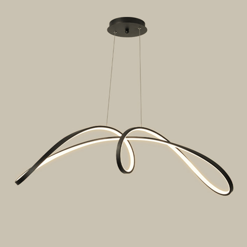 Draai schaduw metaal kroonluchter licht modern 1- licht kroonluchter verlichtingsarmatuur