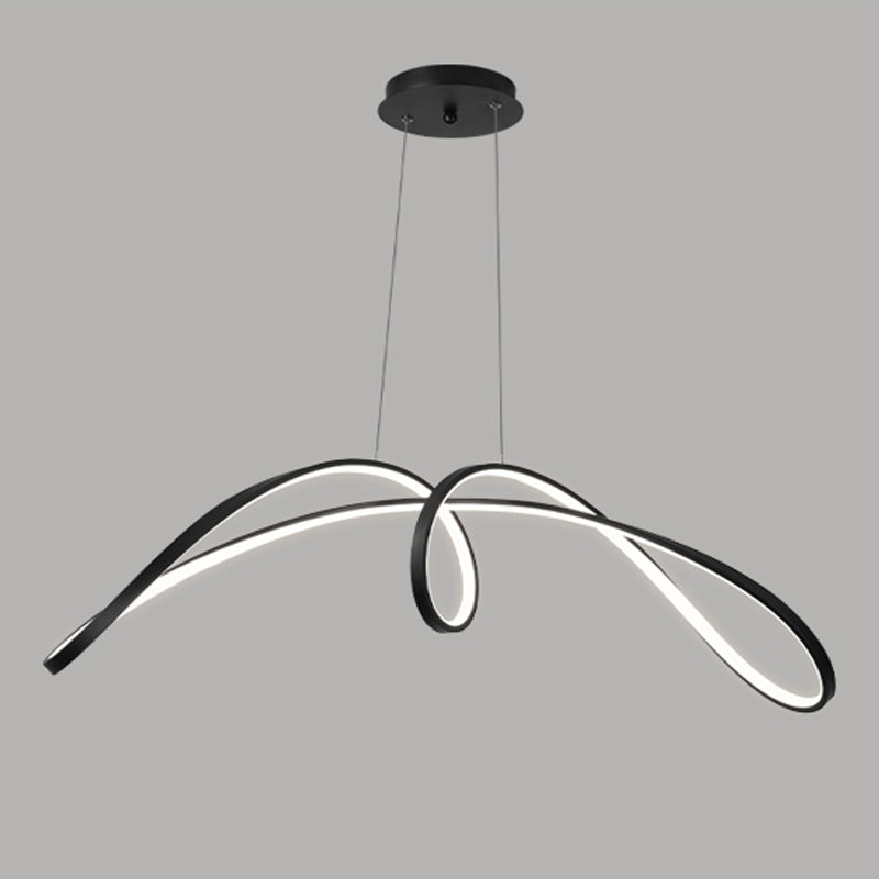 Draai schaduw metaal kroonluchter licht modern 1- licht kroonluchter verlichtingsarmatuur