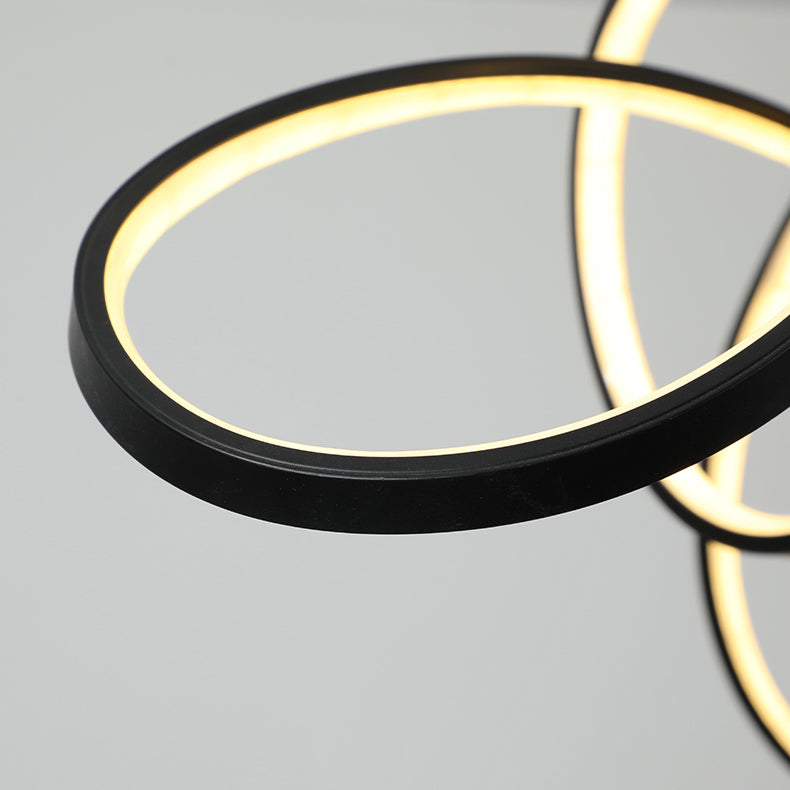 Draai schaduw metaal kroonluchter licht modern 1- licht kroonluchter verlichtingsarmatuur