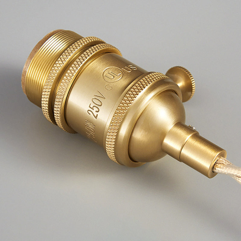 Vetro industriale sospeso a sospensione leggero caffetteria a 1 luce che pende la luce in ottone