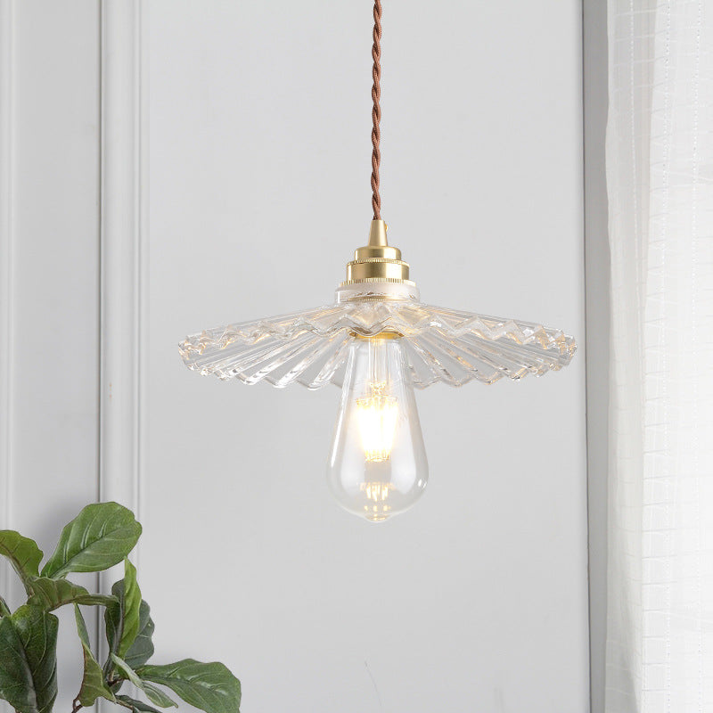 Coppa di vetro Copertura Ombra appeso Luci sospese in stile industriale 1 Fun a montaggio appeso alla luce