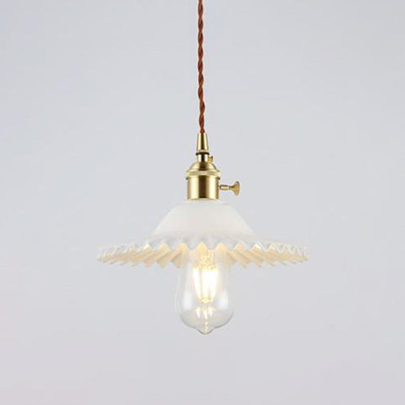 Coppa di vetro Copertura Ombra appeso Luci sospese in stile industriale 1 Fun a montaggio appeso alla luce