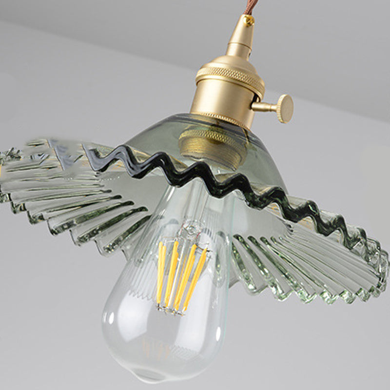 Coppa di vetro Copertura Ombra appeso Luci sospese in stile industriale 1 Fun a montaggio appeso alla luce