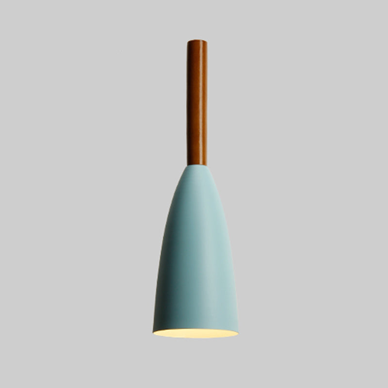 Cone Shape Hanging Light Modern Style Metal 1 Light Hanging Lighting for Living Room