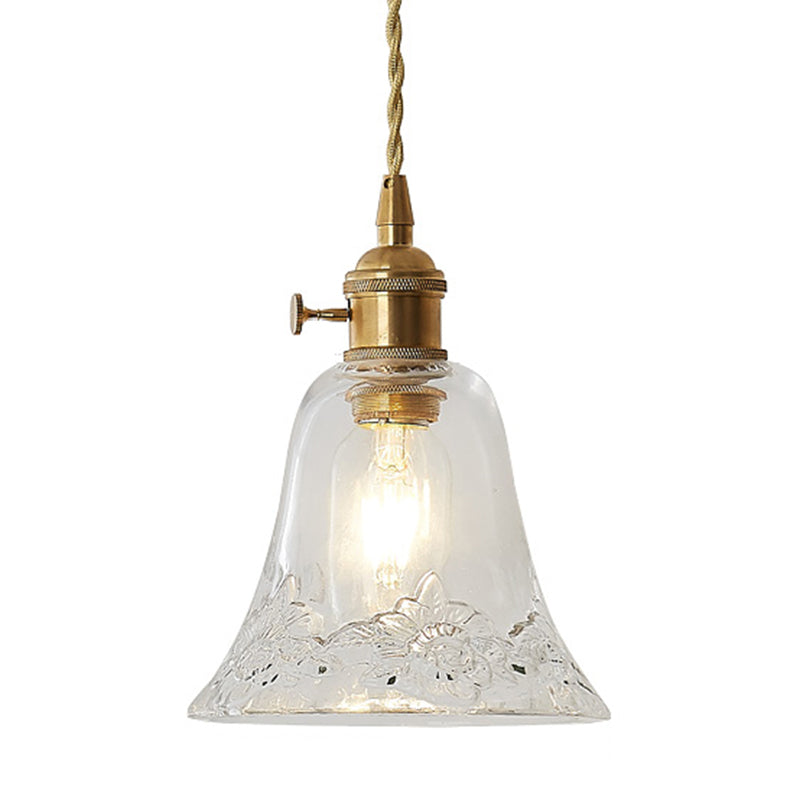 Modern Style Hanging Light Creative Glass Shade Pendant Lighting Fixture for Dining Room