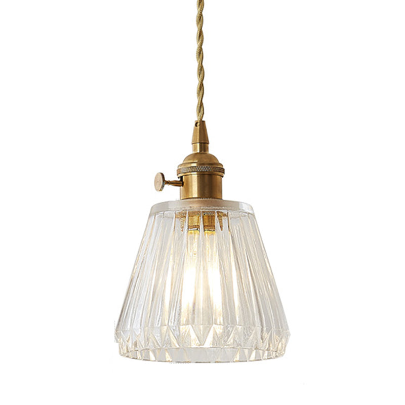 Modern Style Hanging Light Creative Glass Shade Pendant Lighting Fixture for Dining Room