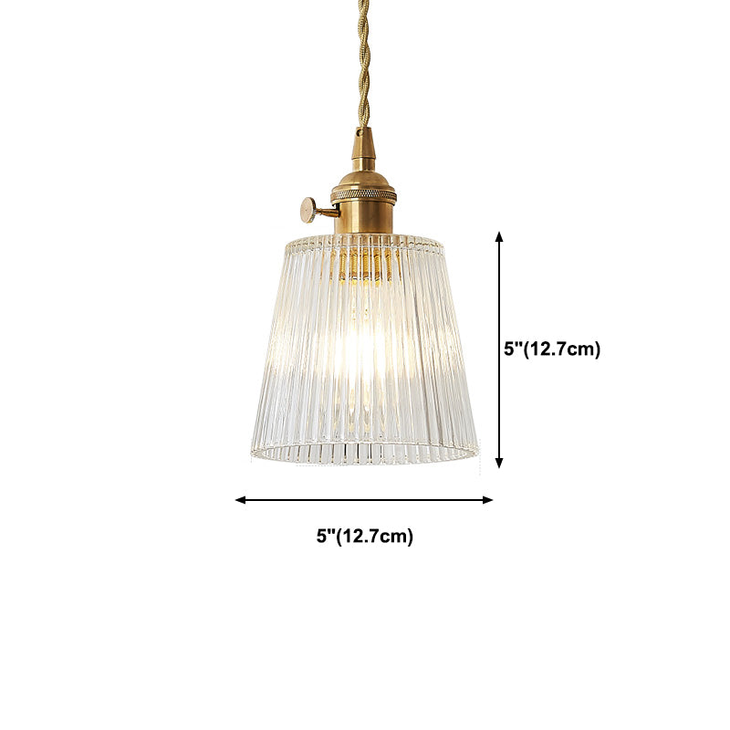 Modern Style Hanging Light Creative Glass Shade Pendant Lighting Fixture for Dining Room