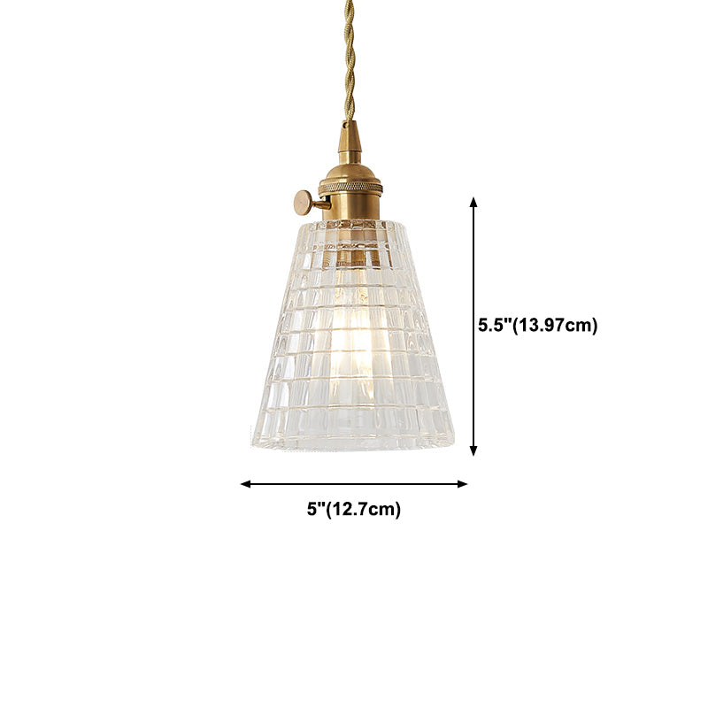 Modern Style Hanging Light Creative Glass Shade Pendant Lighting Fixture for Dining Room