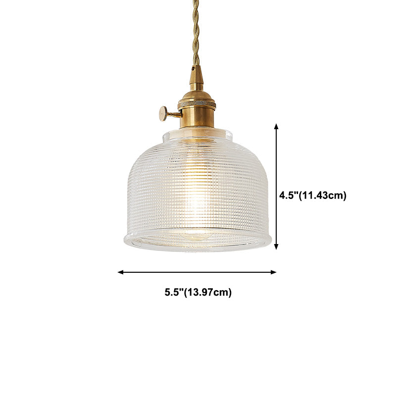 Modern Style Hanging Light Creative Glass Shade Pendant Lighting Fixture for Dining Room