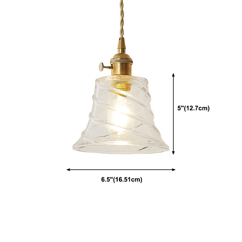 Modern Style Hanging Light Creative Glass Shade Pendant Lighting Fixture for Dining Room