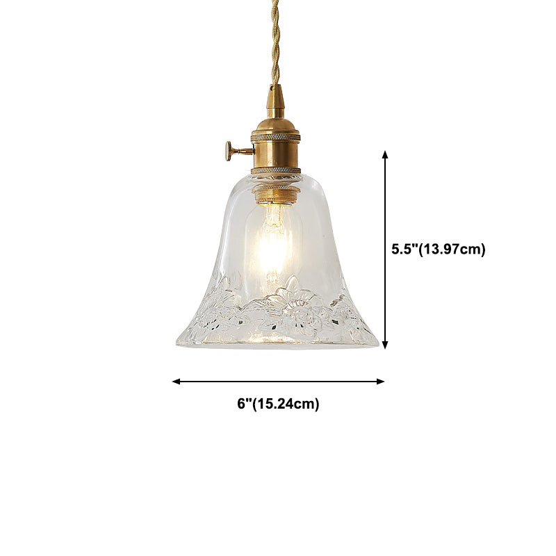 Modern Style Hanging Light Creative Glass Shade Pendant Lighting Fixture for Dining Room