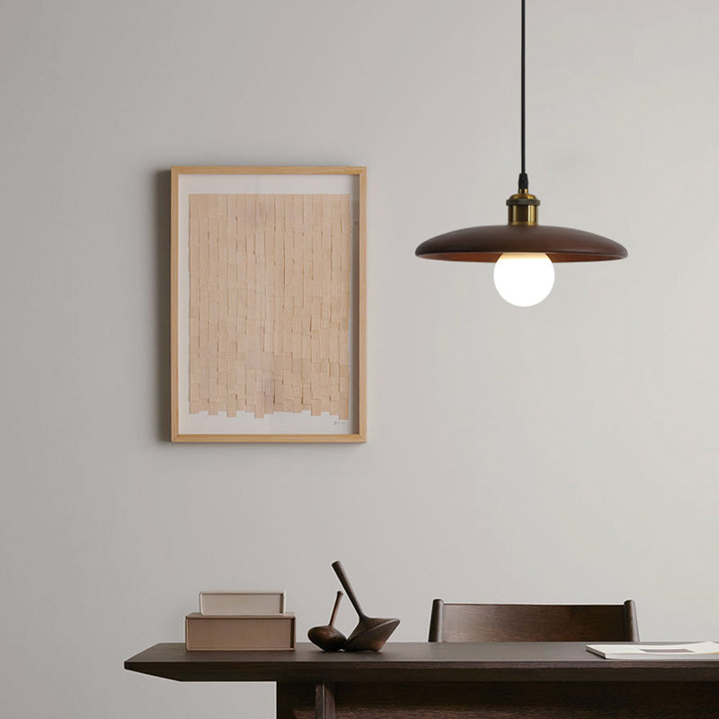 Hölzerne Suspension Anhänger Licht minimalistischer Stil Anhänger Beleuchtung