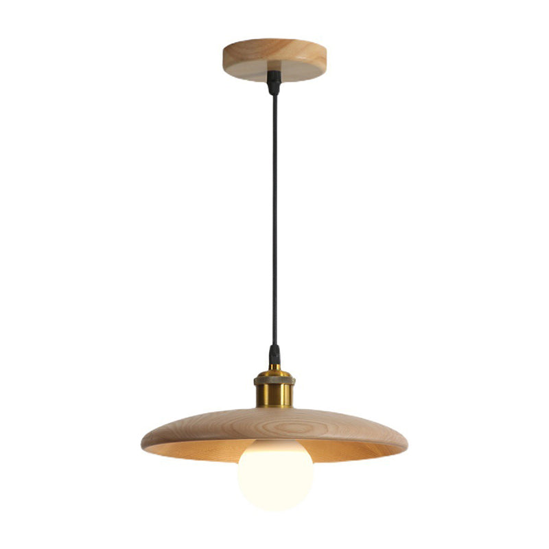 Hölzerne Suspension Anhänger Licht minimalistischer Stil Anhänger Beleuchtung