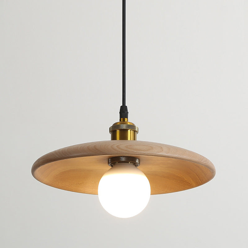 Hölzerne Suspension Anhänger Licht minimalistischer Stil Anhänger Beleuchtung