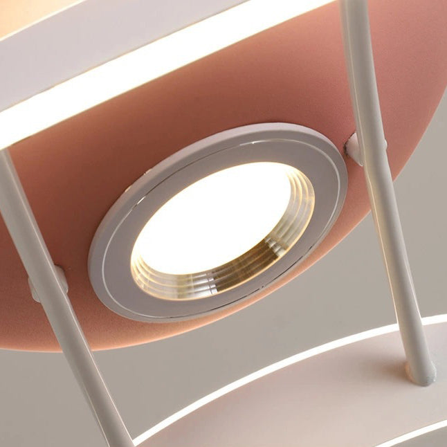 Metal Geometrische Deckenlichter Kinderstil Multi Lichter Flush Mount Lampe