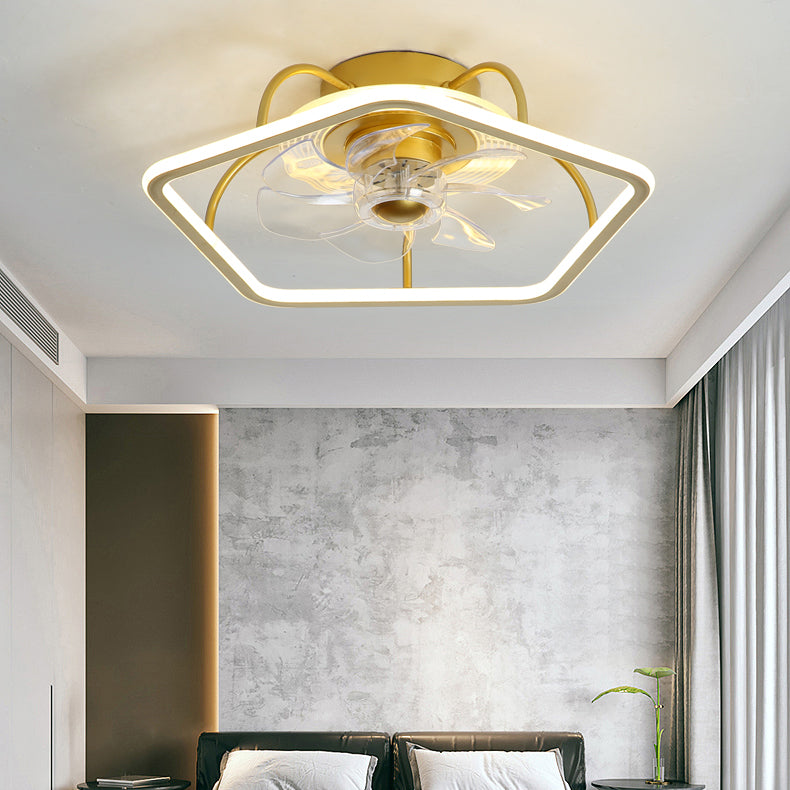 2 Lichter Geometrische Deckenleuchten moderne Metallflush -Montage -Lampe