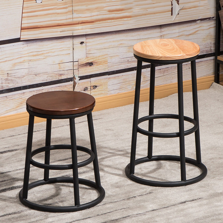 Modern Style Iron Bar Stool With Footrest Game Hall Bar Stool 30-inches