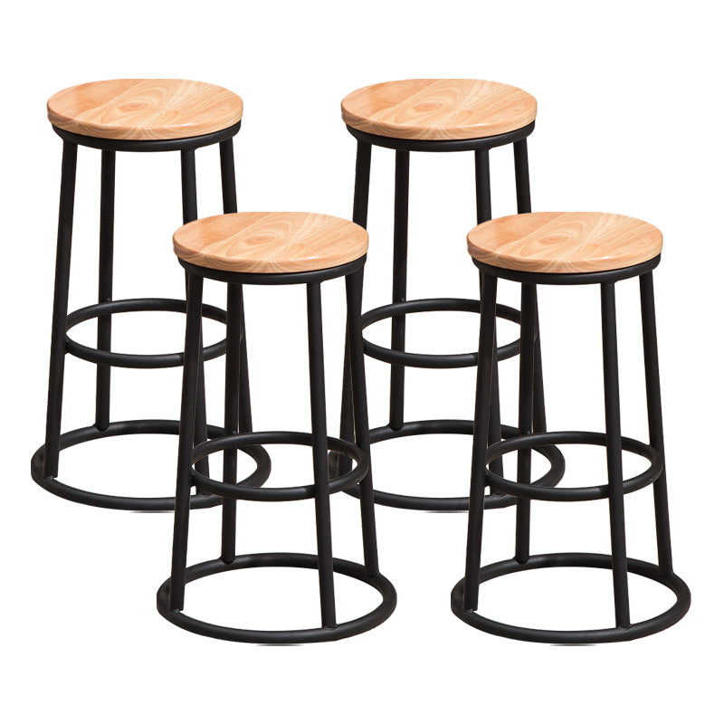 Modern Style Iron Bar Stool With Footrest Game Hall Bar Stool 30-inches