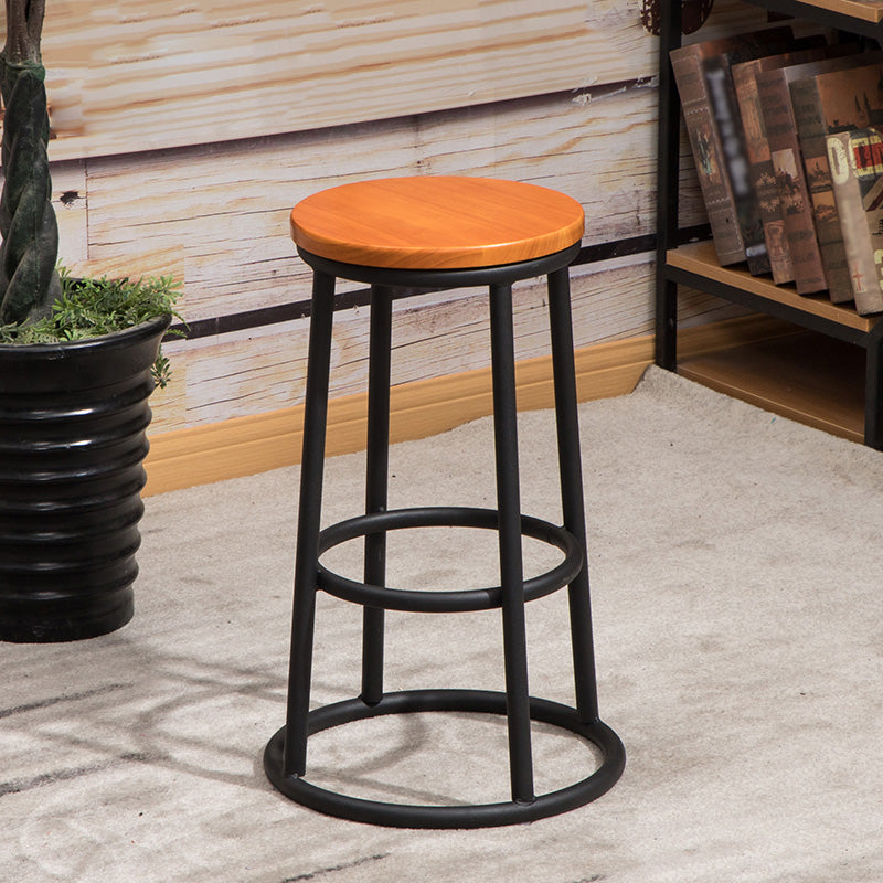 Modern Style Iron Bar Stool With Footrest Game Hall Bar Stool 30-inches