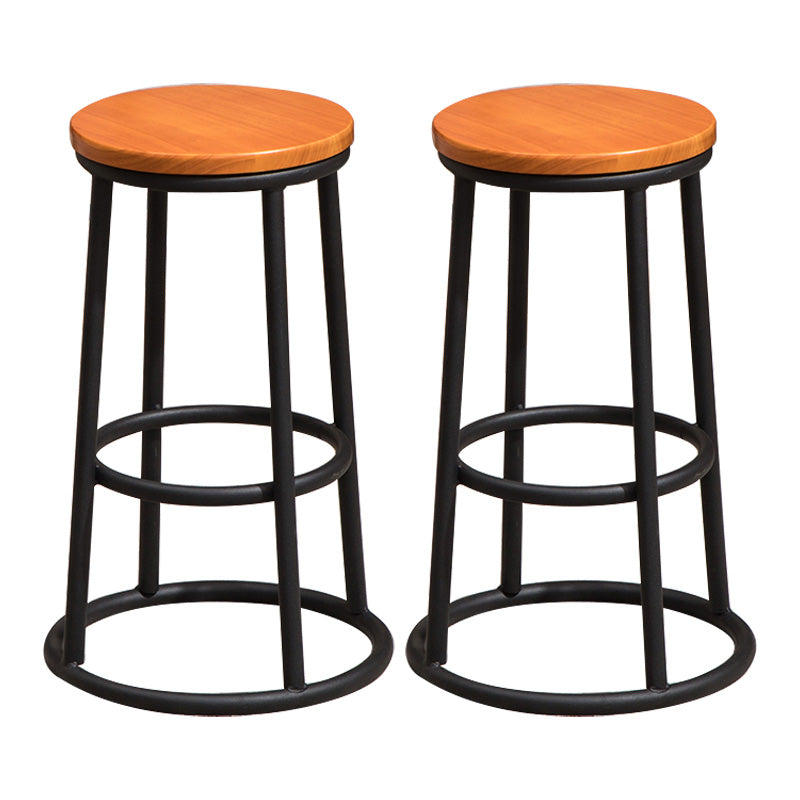 Modern Style Iron Bar Stool With Footrest Game Hall Bar Stool 30-inches
