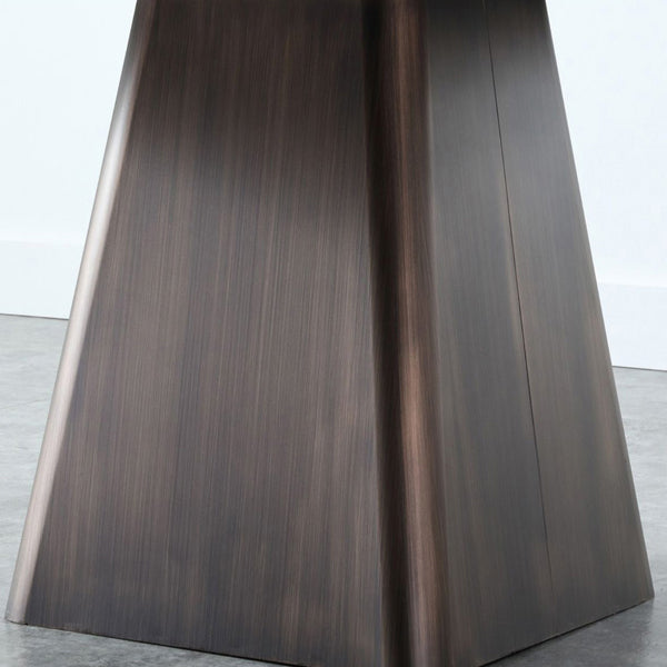 Contemporary Sintered Stone Dining Table Round Dining Room Table