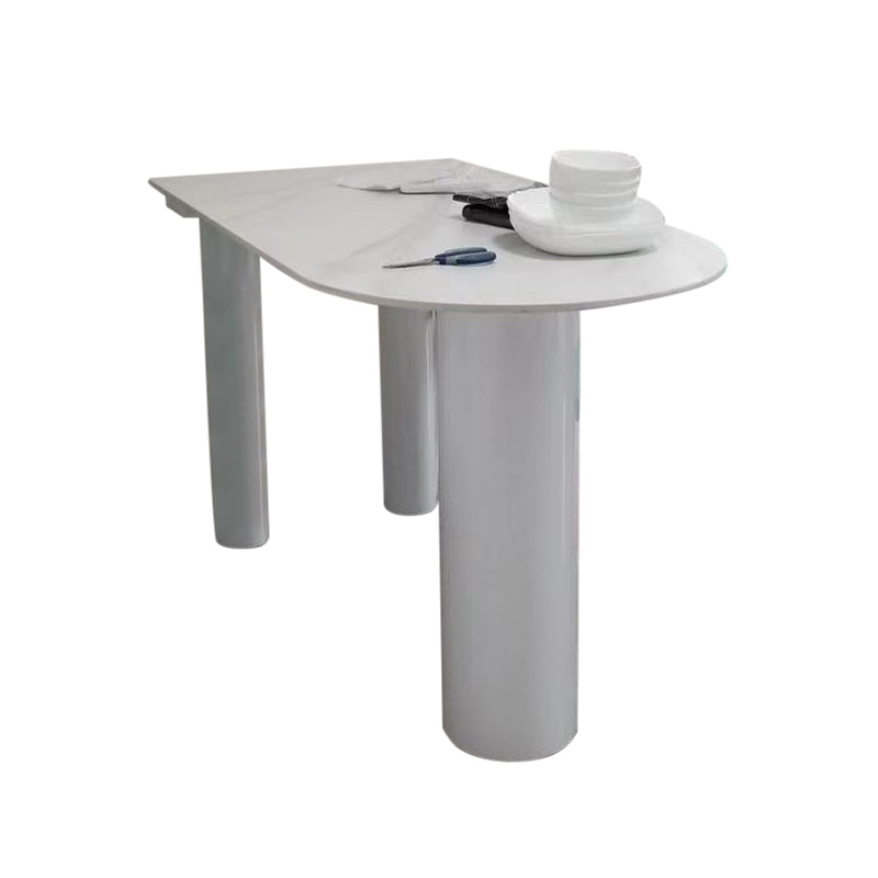 Stone and Wood Dining Room Collection Home Kitchen Dinner Modern Dining Table