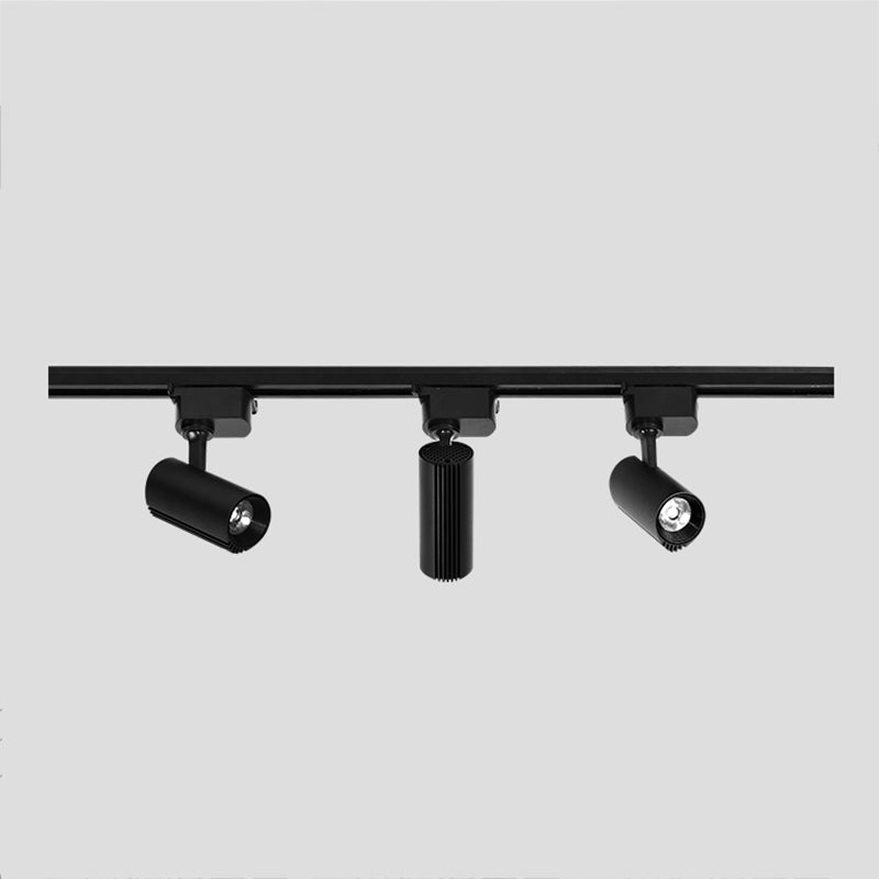 Lámpara de techo de riel LED de forma cilíndrica Montaje de aluminio moderno para sala de estar