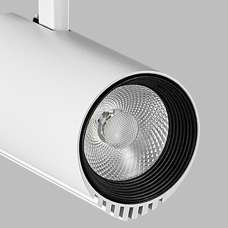 Lámpara de techo de riel LED de forma cilíndrica Montaje de aluminio moderno para sala de estar