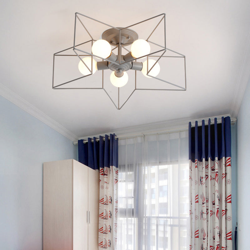Estilo moderno de techo de techo de estilo estrella 5 luz de techo de luz para restaurante