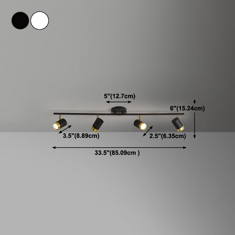 Moderne Stilzylindrische Form Deckenleuchte Multi -Licht Deckenlampe für das Restaurant