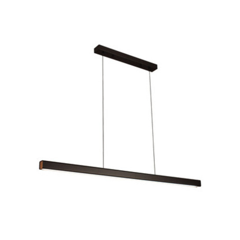 Moderne lineare Inselleuchten 1-Licht-Restaurant-LED-LED-Lampe mit Acrylschatten