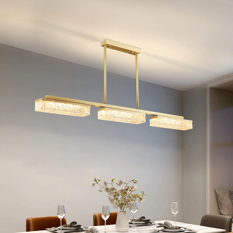 Pendentif linéaire de style contemporain