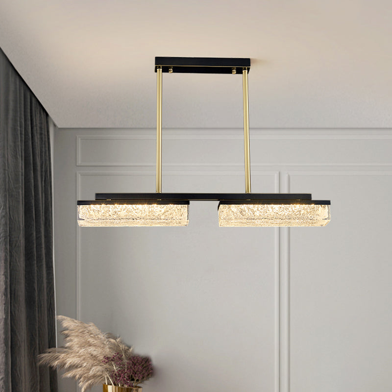 Pendentif linéaire de style contemporain