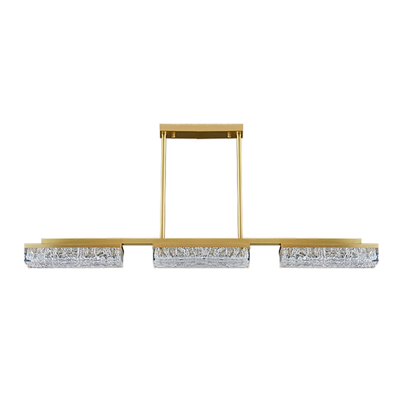 Pendentif linéaire de style contemporain