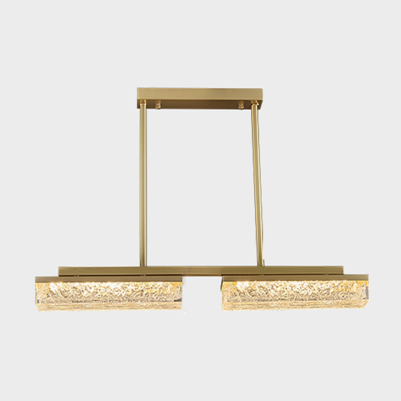 Pendentif linéaire de style contemporain