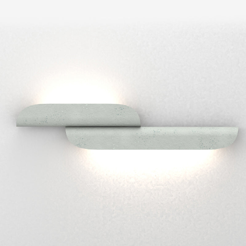 Zeitgenössische Aluminium -Wandleuchte wasserdurchsichtigen 3,5 "hohe Wandwaschmaschine für Outdoors