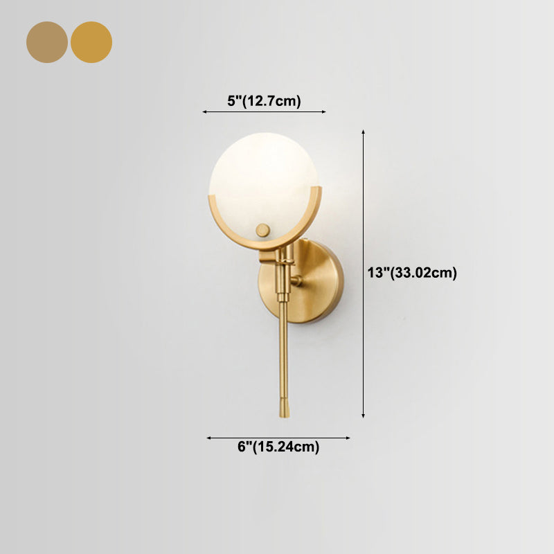 Simplicity Wall Lighting Fixture Marble Wall Sconce Light for Bedroom