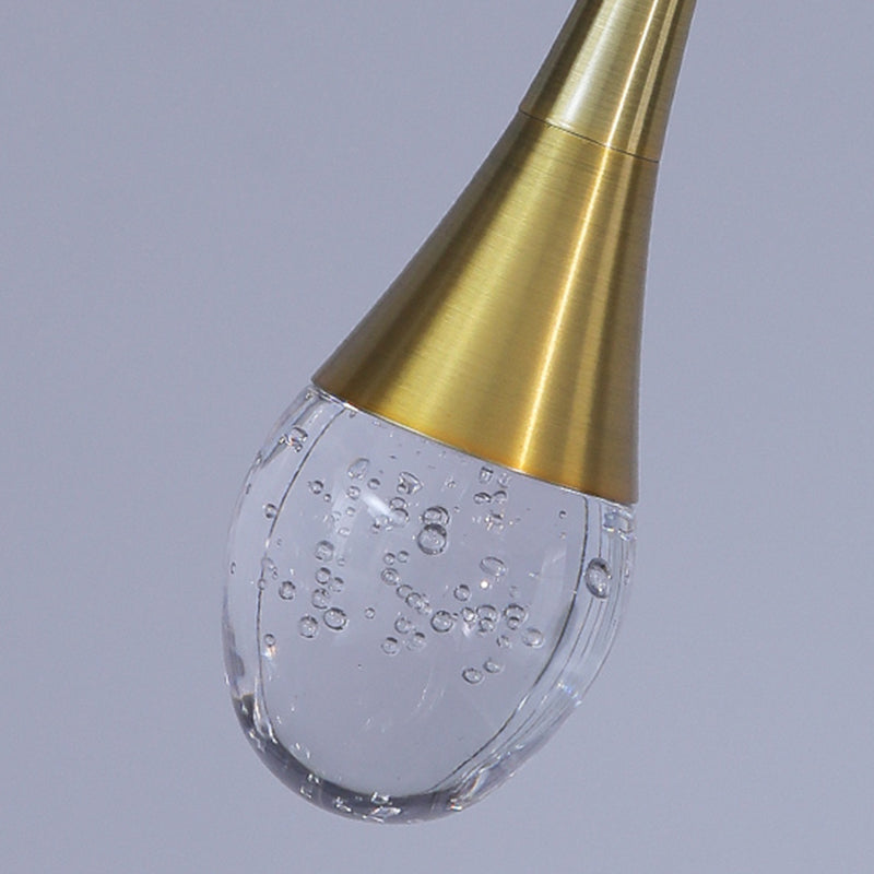 Unique Shape Crystal Wall Light Modern Style 1 Light Wall Mount Light for Bedroom