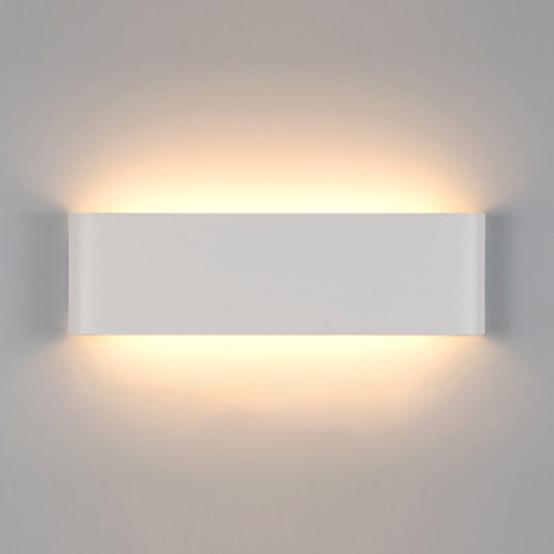 Aparte de pared de estilo simple Rectángulo de pared de pared aplastante para dormitorio