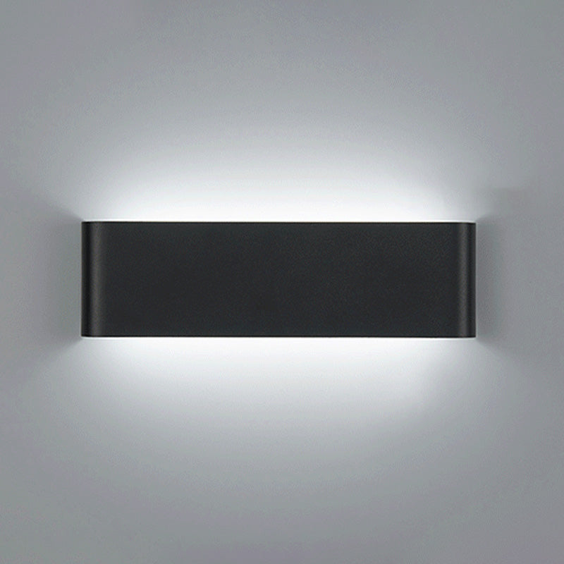 Aparte de pared de estilo simple Rectángulo de pared de pared aplastante para dormitorio