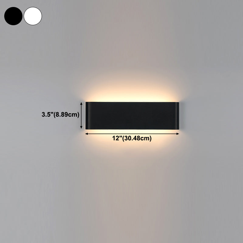 Aparte de pared de estilo simple Rectángulo de pared de pared aplastante para dormitorio