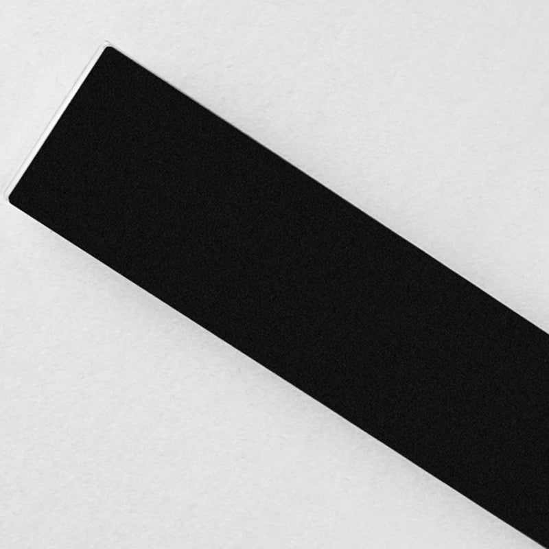 Metall lineare Formwandlicht moderne 1 leichte Wandmontageleuchte in Schwarz