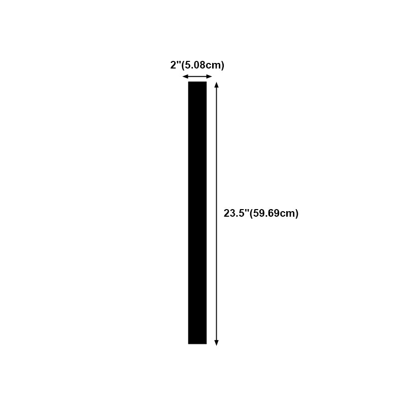 Metall lineare Formwandlicht moderne 1 leichte Wandmontageleuchte in Schwarz