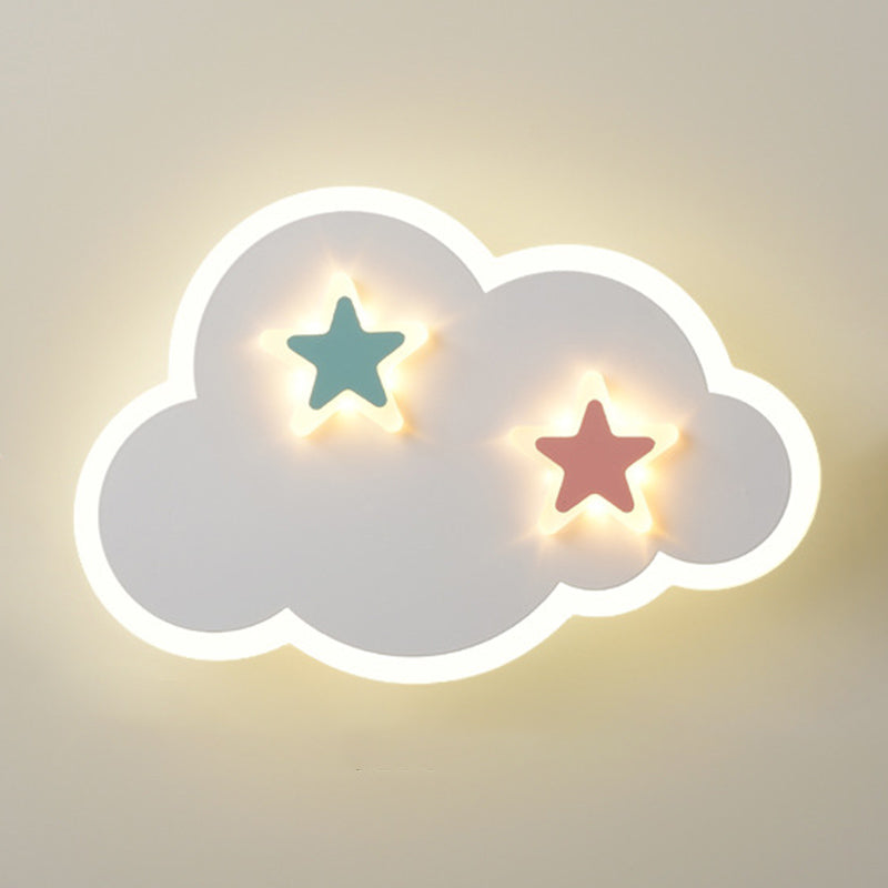 Iluminación de apliques de pared Luz de metal LED moderna para niños para niños dormitorio