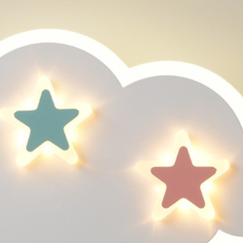 Iluminación de apliques de pared Luz de metal LED moderna para niños para niños dormitorio