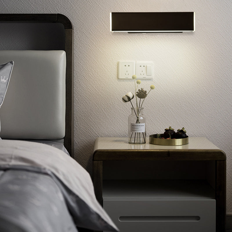Fuera de luz de pared de metal moderna Rotable 1 Ligera de pared ligera para dormitorio
