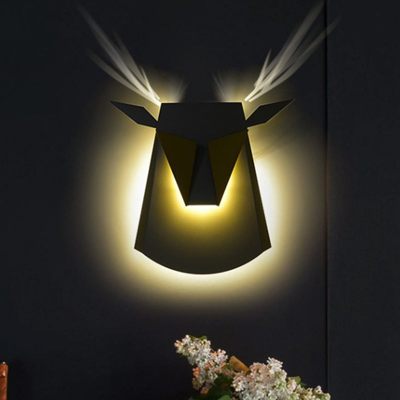 Kunstdekor Tier Wandlampe Metall Wohnzimmer LED LED Leuchte Leuchte