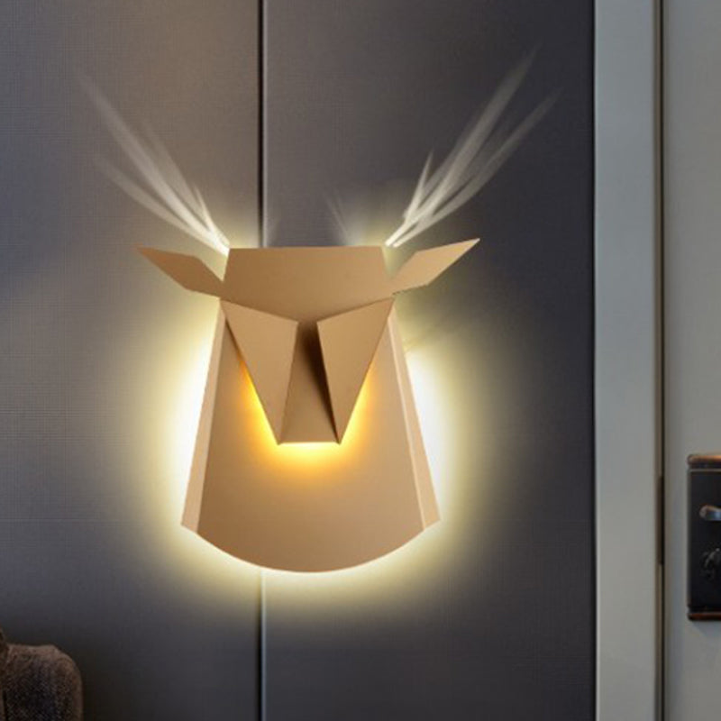Kunstdekor Tier Wandlampe Metall Wohnzimmer LED LED Leuchte Leuchte